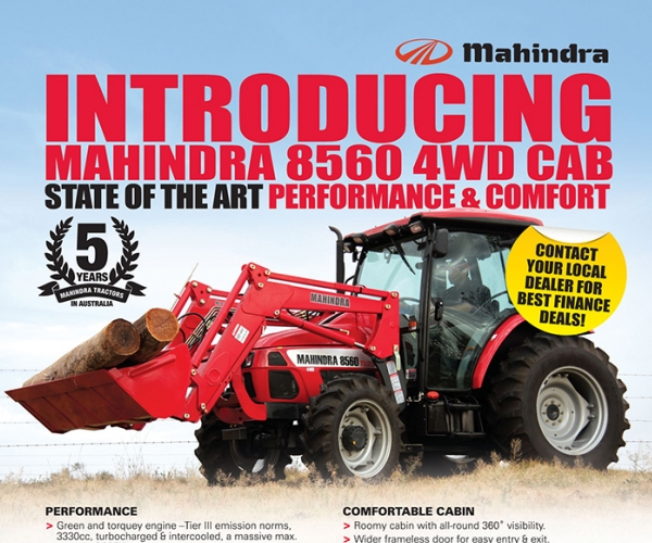 <i class='i fa fa-user'></i> Mahindra Australia<span><i class='i fa fa-folder-open'></i> Mahindra Magazine Advertising</span><span><a href='http://www.mahindra.com.au' title= 'Mahindra Magazine Advertising' target='_blank'><i class='i fa fa-external-link-square'></i> www.mahindra.com.au</a></span>