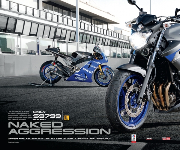 <i class='i fa fa-user'></i> Yamaha Motor Australia<span><i class='i fa fa-folder-open'></i> Naked Agression Advertising</span><span><a href='http://www.yamaha-motor.com.au' title= 'Naked Agression Advertising' target='_blank'><i class='i fa fa-external-link-square'></i> www.yamaha-motor.com.au</a></span>