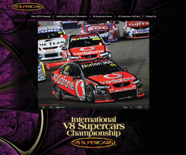 <i class='i fa fa-user'></i> V8 Supercars<span><i class='i fa fa-folder-open'></i> V8 Supercars International Website</span>